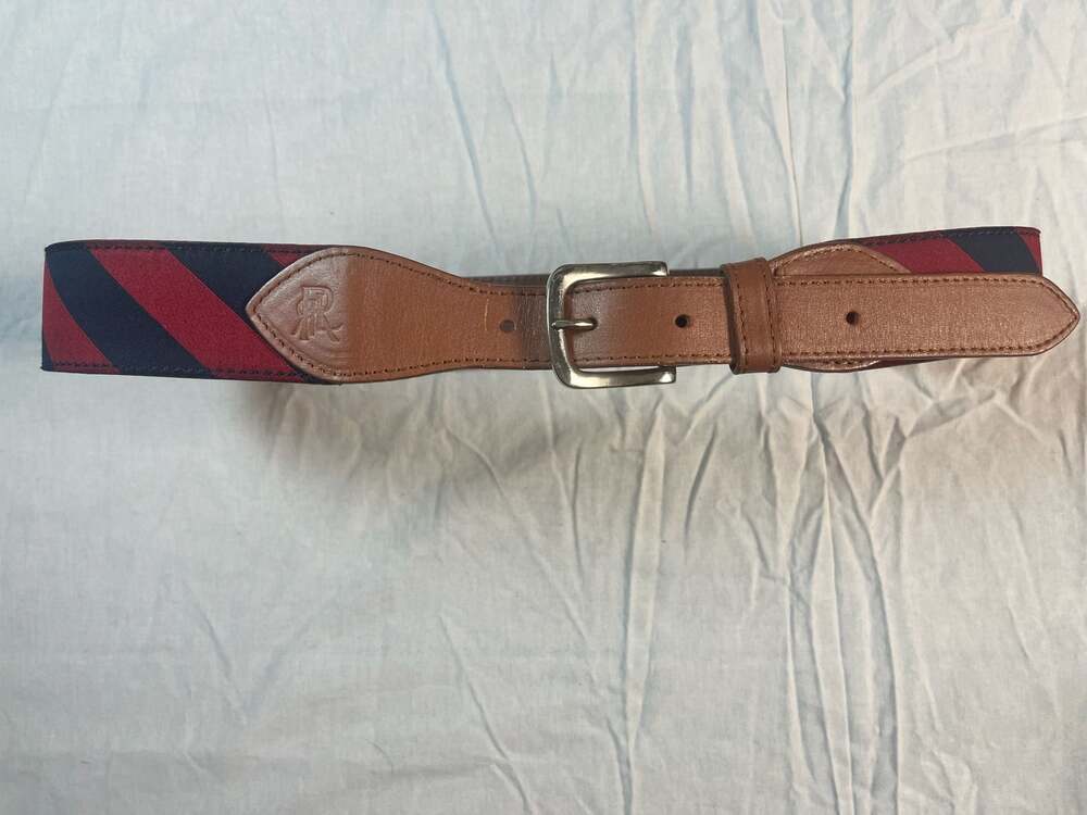 Rugby by Ralph Lauren Men's Striped Surcingle Belt, Size 32